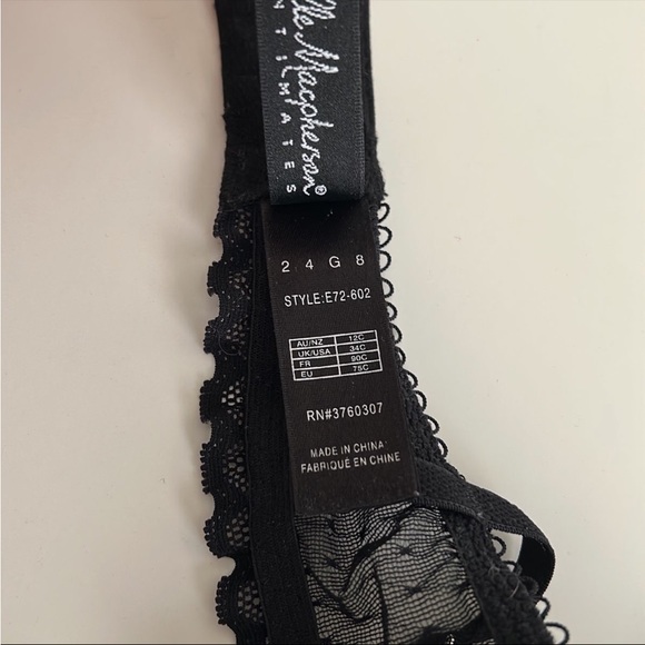 Elle Macpherson Intimates Black Padded Bra 34C - Picture 8 of 8